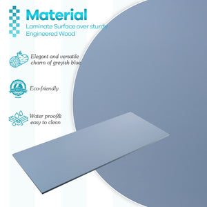 KABOON Solid Color Tabletop--Grayish Blue