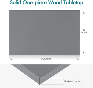 KABOON Solid Color Tabletop--Silver Gray