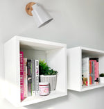 Load image into Gallery viewer, KABOON Floating Cube Shelves--White
