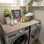 Load image into Gallery viewer, Kaboon Washer Dryer Countertop, Oak (Grey Tone)
