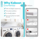 Load image into Gallery viewer, Kaboon Washer Dryer Countertop, White Rock
