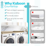 Load image into Gallery viewer, Kaboon Washer Dryer Countertop, Oak (Grey Tone)
