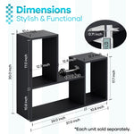 Load image into Gallery viewer, Kaboon Free Combination Shelf Unit--Black
