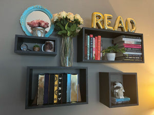 KABOON Floating Shelves Cube--Cloud Atlas